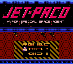 Jet-Paco - Hyper Special Space Agent! Title Screen